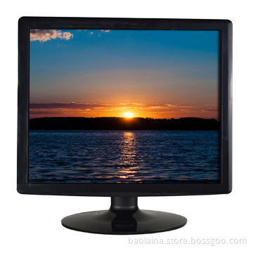 HDMI LCD PC monitor 15-inch plastic built-in RCA/VGA/HDMI/TV support 12 volt DC